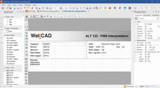 Новый редактор заголовков в WellCAD