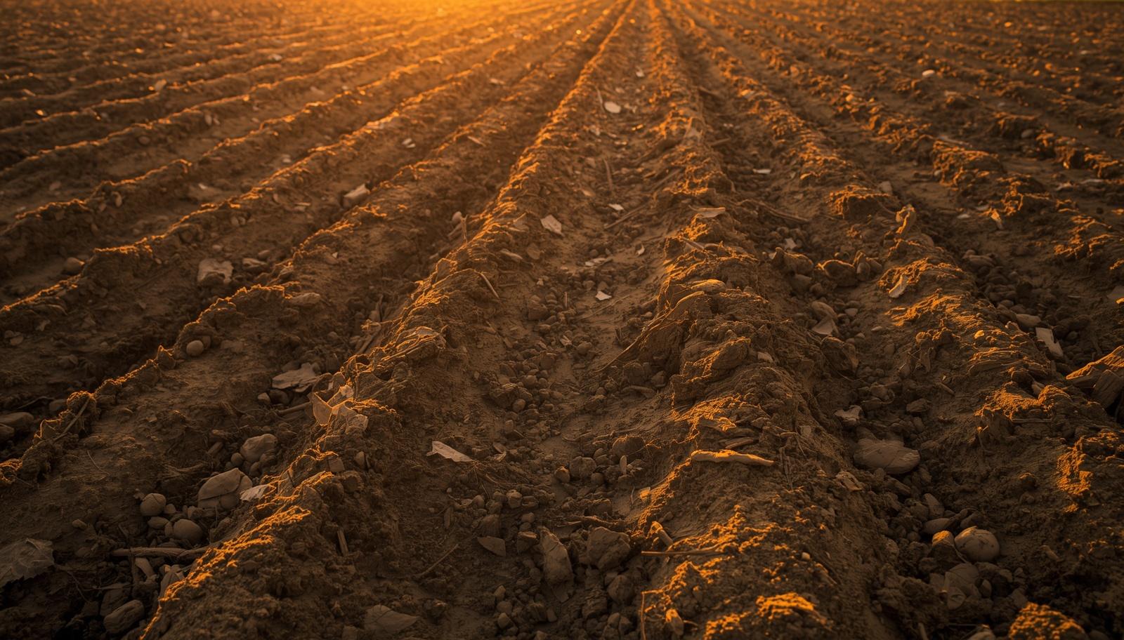 вспаханная земля